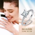 O1CN01TZdgmq1JF88e7UrV9_1859550998-0-cib.jpg New foreign trade cross-border light luxury ins niche one carat moissanite ring 925 sterling silver square ring high-end